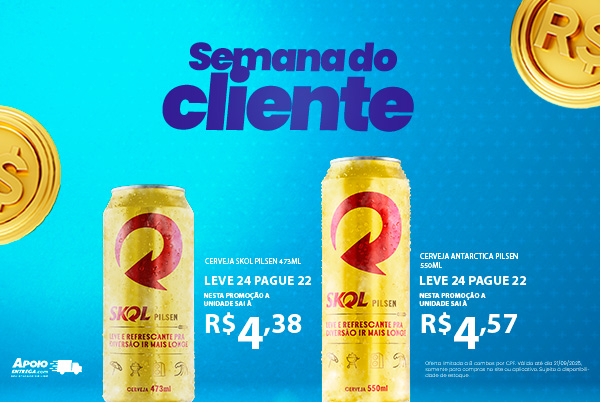 Cerveja Skol Pilsen 473ml  - Leve 24 Pague 22 21/09